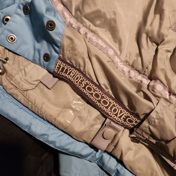 Betty Rides Snowboarding Jacket Women Size M PinkyPop 123 - Picture 8 of 12